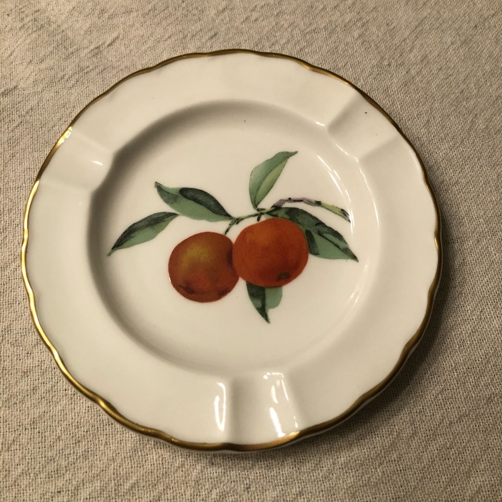 Royal Worcester Evesham Ashtray/Pin Dish